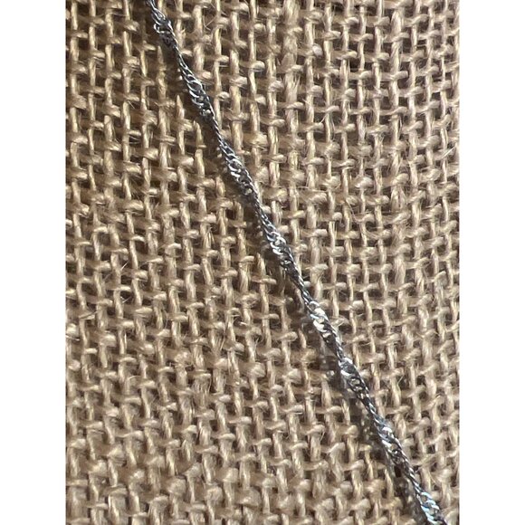 Vintage 18KTGP Twist Chain Necklace Dreamcatcher Pearl Cage Feathers 16" - Picture 3 of 5